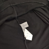 Yohji Yamamoto 98年製 FY-T99-058 七分袖 ハイネック コットン 日本製 サイズ3 カットソー ブラック レディース ヨウジヤマモト【中古】5-0812M△