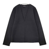 tricot COMME des GARCONS ウール Vネック セーター ニット 90年代 AD1998 ブラック レディース トリココムデギャルソン【中古】5-1025T∞