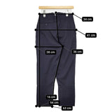 robe de chambre COMME des GARCONS ウール パンツ 90年代 AD1998 ネイビー レディース ローブドシャンブル コムデギャルソン【中古】5-1025T∞