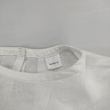 かぐれ リネンクルーネックプルオーバー 定価13200円 GA25-23M003 ブラウス シャツ ホワイト レディース かぐれ【中古】5-0816M∞