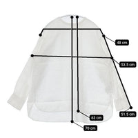 かぐれ リネンクルーネックプルオーバー 定価13200円 GA25-23M003 ブラウス シャツ ホワイト レディース かぐれ【中古】5-0816M∞