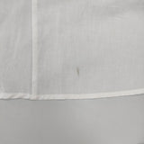 mizuiro-ind クルーネックボリュームフレアワンピース 定価19800円 七分袖 コットン ワンピース ホワイト レディース ミズイロインド【中古】5-0816M∞