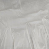 mizuiro-ind クルーネックボリュームフレアワンピース 定価19800円 七分袖 コットン ワンピース ホワイト レディース ミズイロインド【中古】5-0816M∞