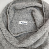 Plantation ウール ハイネック ワイド セーター ニット グレー レディース プランテーション【中古】5-1025T∞