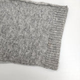 Plantation ウール ハイネック ワイド セーター ニット グレー レディース プランテーション【中古】5-1025T∞