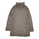 Plantation ウールアルパカアクリル ハイネック セーター ニット グレージュ レディース プランテーション【中古】5-1025T∞