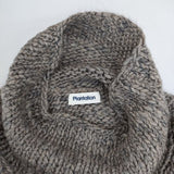 Plantation ウールアルパカアクリル ハイネック セーター ニット グレージュ レディース プランテーション【中古】5-1025T∞