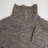 Plantation ウールアルパカアクリル ハイネック セーター ニット グレージュ レディース プランテーション【中古】5-1025T∞