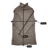 Plantation ウールアルパカアクリル ハイネック セーター ニット グレージュ レディース プランテーション【中古】5-1025T∞