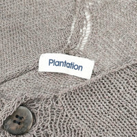 Plantation PL23KO333 ウールナイロン サイズM カーディガン パープル レディース プランテーション【中古】5-1006T◎