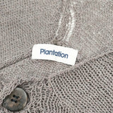 Plantation PL23KO333 ウールナイロン サイズM カーディガン パープル レディース プランテーション【中古】5-1006T◎