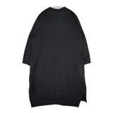 Plantation コットンシルク ロング カーディガン ブラック レディース プランテーション【中古】5-0816M∞