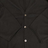 Plantation コットンシルク ロング カーディガン ブラック レディース プランテーション【中古】5-0816M∞