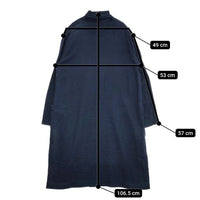 Plantation インディゴ コットンウール コート ネイビー レディース プランテーション【中古】5-0922M∞