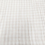 Plantation ギンガムチェック マフラー ストール ベージュ レディース プランテーション【中古】5-0723G◎