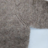 Sybilla グラデーション ニットジャケット ウールナイロン カーディガン ベージュ ブラック レディース シビラ【中古】5-1025T∞