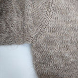 Sybilla グラデーション ニットジャケット ウールナイロン カーディガン ベージュ ブラック レディース シビラ【中古】5-1025T∞