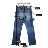 JOURNAL STANDARD 赤耳 セルビッチ 加工 ジーンズ コットン サイズ36 デニムパンツ ブルー レディース ジャーナルスタンダード【中古】5-1204G∞