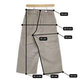 Plantation ウールコットン ワイド パンツ ベージュ レディース プランテーション【中古】5-1025T∞