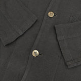 Plantation PL43JA310 コットンカシミヤ 製品洗い コート ネイビー レディース プランテーション【中古】5-1204M∞