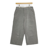 Plantation PL91FF311 サイズS 製品染め コットンポリエステル ワイド イージー パンツ ネイビー ホワイト レディース プランテーション【中古】5-1204G∞