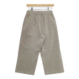 Plantation PL63FF202 製品染め サイズS ワイドイージー パンツ グレージュ レディース プランテーション【中古】5-1204G∞