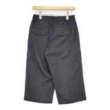 Plantation ウールナイロン サイズＳ クロップドパンツ チャコールグレー レディース プランテーション【中古】5-1025T∞