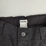 Plantation ウールナイロン サイズＳ クロップドパンツ チャコールグレー レディース プランテーション【中古】5-1025T∞