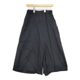 Plantation ラップ 製品洗い コットンウール ワイド パンツ ブラック レディース プランテーション【中古】5-1020T∞