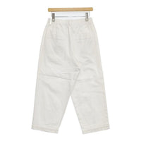 Plantation コットンストレッチ ワイド パンツ ホワイト レディース プランテーション【中古】5-0922G∞