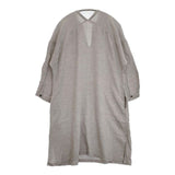 Plantation PL13FH115 コットンウール 製品染め ワンピース グレー レディース プランテーション【中古】5-1204M∞