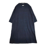 Plantation PL63FH194 インディゴ Vネック コットンウール ワンピース ネイビー レディース プランテーション【中古】5-1204M∞