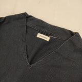 Plantation PL63FH194 インディゴ Vネック コットンウール ワンピース ネイビー レディース プランテーション【中古】5-1204M∞