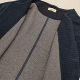 Plantation PL51JA246 羽織 コットン 製品洗い コート ネイビー レディース プランテーション【中古】5-1204M∞