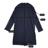 Plantation PL51JA246 羽織 コットン 製品洗い コート ネイビー レディース プランテーション【中古】5-1204M∞