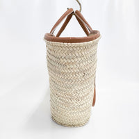 KECH LeS ESSENTIELS ケッシュルエッセンシャル 新品 ketch shld strap bsk ハンドメイドかごバッグ 25SS ベージュ レディース【中古】5-0614M♪
