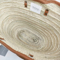 KECH LeS ESSENTIELS ケッシュルエッセンシャル 新品 ketch shld strap bsk ハンドメイドかごバッグ 25SS ベージュ レディース【中古】5-0614M♪