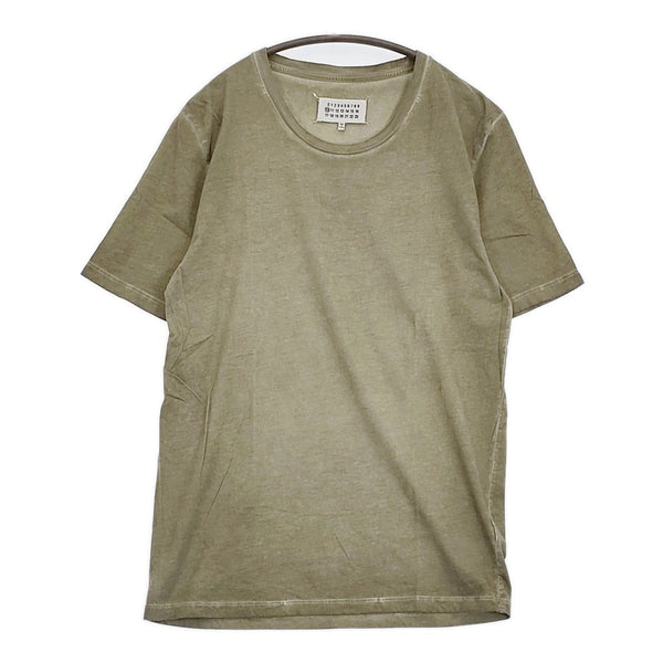 Maison Martin Margiela GARMENT DYED COMPASS TEE 50 半袖Ｔシャツ カットソー 2016AW カーキ メンズ メゾンマルタンマルジェラ【中古】5-0713S♪