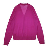 JOHN SMEDLEY エクストラファインメリノウール ニット カーディガン ピンク メンズ ジョンスメドレー【中古】5-1120T∞
