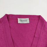 JOHN SMEDLEY エクストラファインメリノウール ニット カーディガン ピンク メンズ ジョンスメドレー【中古】5-1120T∞