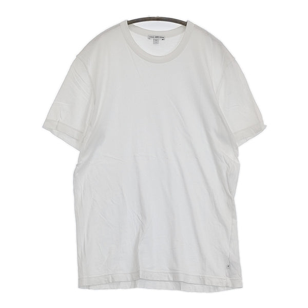 JAMES PERSE MADE IN USA サイズ1 無地 半袖Ｔシャツ カットソー ホワイト メンズ ジェームスパース【中古】5-0713S♪