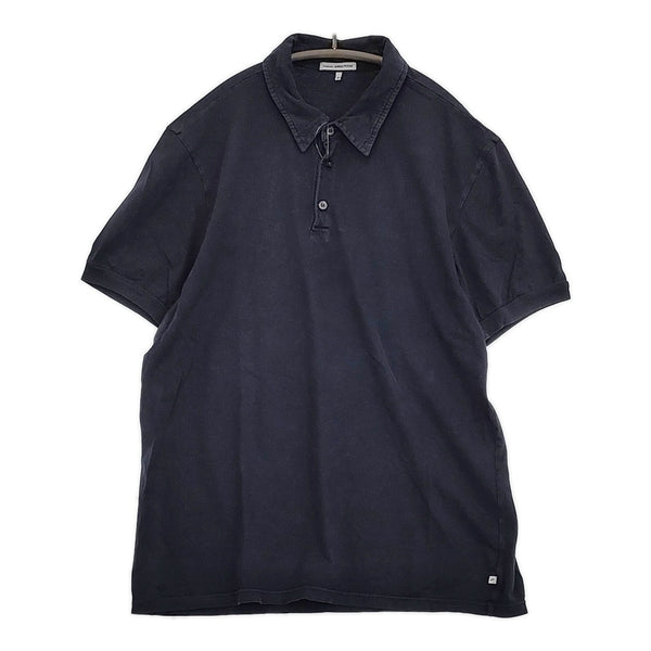 JAMES PERSE MADE IN USA サイズ3 ポロシャツ ネイビー メンズ ジェームスパース【中古】5-0713S♪