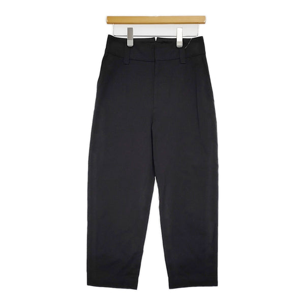 MARGARET HOWELL COTTON TWILL 578-4143009 1 トラウザーズ 定価31900円 パンツ 24SS ブラック レディース マーガレットハウエル【中古】5-0614M♪