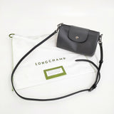 Longchamp ルプリアージュ エクストラ XS クロスボディバッグ 定価70400円 ショルダーバッグ ブラック レディース ロンシャン【中古】5-0614G♪