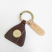 IL BISONTE 新品 オンライン限定 クロコエンボスドレザー キーリング 定価8800円 54232306050 ブラウン レディース イルビゾンテ【中古】5-0614G♪