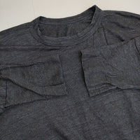 45R/45rpm 5057317 リネン天竺のビッグTシャツ（インディゴ）定価33000円 長袖Ｔシャツ カットソー ロンＴ ネイビー レディース フォーティーファイブアールピーエム【中古】5-0812M△