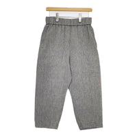 ARTS&SCIENCE 0221-L3013-2088 シルクリネン ヘリンボーン イージーパンツ パンツ 22SS グレー レディース アーツ&サイエンス【中古】5-0812M△