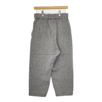 ARTS&SCIENCE 0221-L3013-2088 シルクリネン ヘリンボーン イージーパンツ パンツ 22SS グレー レディース アーツ&サイエンス【中古】5-0812M△
