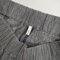 ARTS&SCIENCE 0221-L3013-2088 シルクリネン ヘリンボーン イージーパンツ パンツ 22SS グレー レディース アーツ&サイエンス【中古】5-0812M△