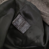 ARTS&SCIENCE 0213-L1102-3206 サイズ1 ウールアンゴラ スタンドカラー コート 21AW ベージュ ブラック レディース アーツ&サイエンス【中古】5-1103A♪